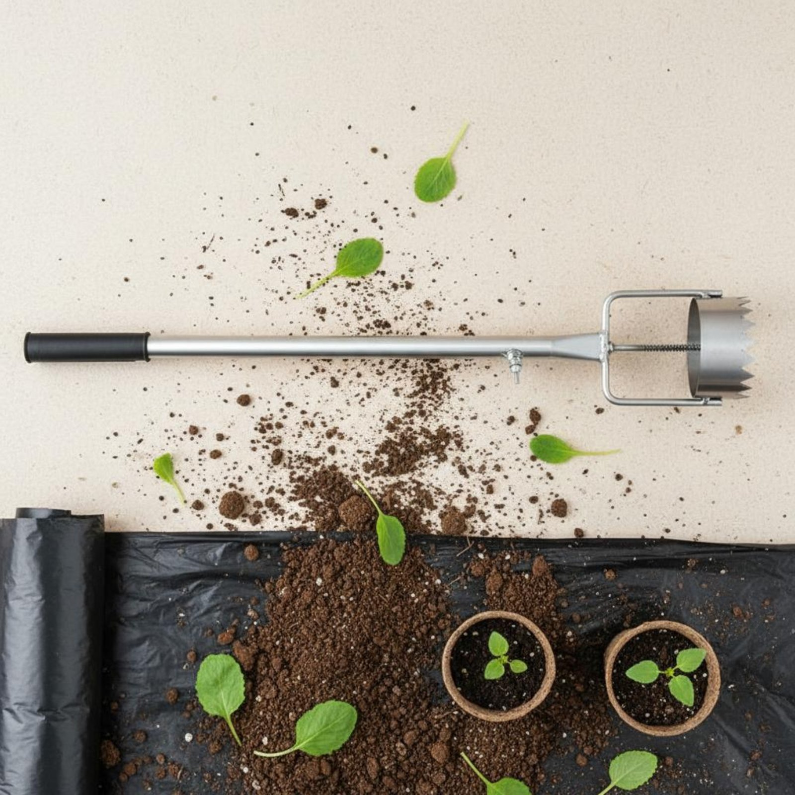 Gardening Tools Australia - أداة ثقب الأغشية البلاستيكية الزراعية، أداة