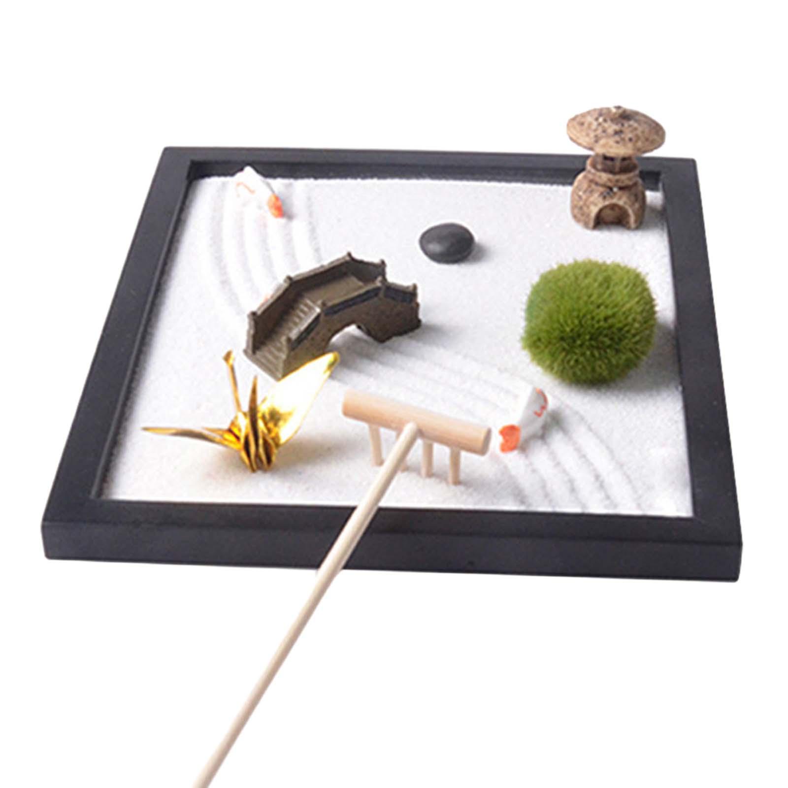 Gardening Tools Japanese - صينية رمل حديقة زن للمكتب ديكور