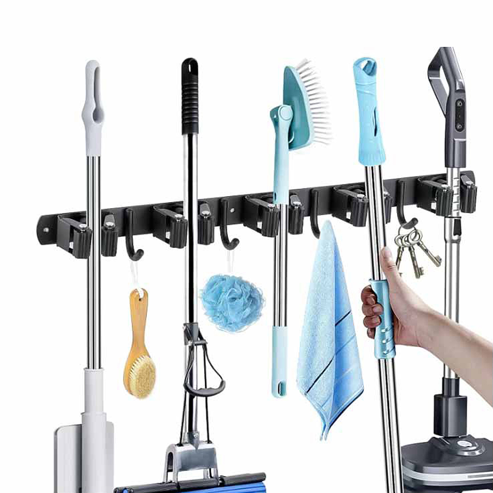 Gardening Tools Types - حامل مكنسة وممسحة من الفولاذ المقاوم