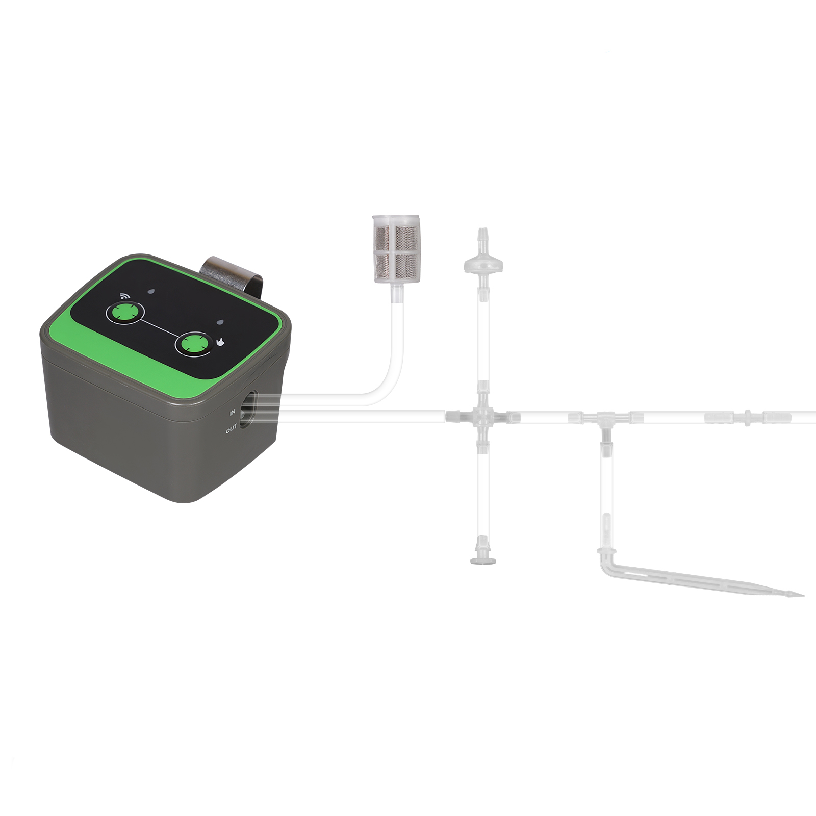 Drip Irrigation Kit - جهاز ري ذكي مع وضع النقع