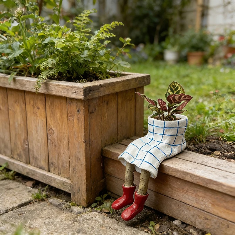 أواني زهور من الراتنج على شكل  - مراجعة Gardening Tools Cute وسعره