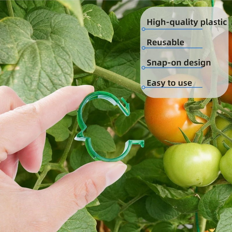 10/600 قطعة مشابك بلاستيكية لد - مراجعة Gardening Tools For Vines وسعره