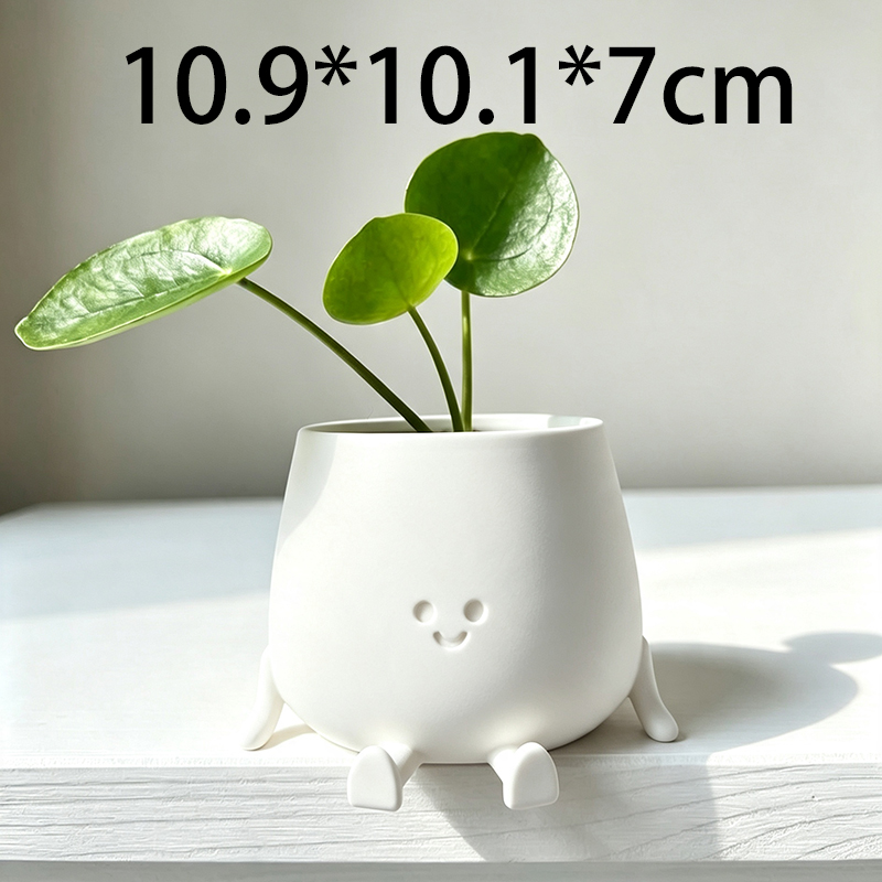 وعاء نباتات بتصميم وجه مبتسم ث - مراجعة Gardening Tools Cute وسعره