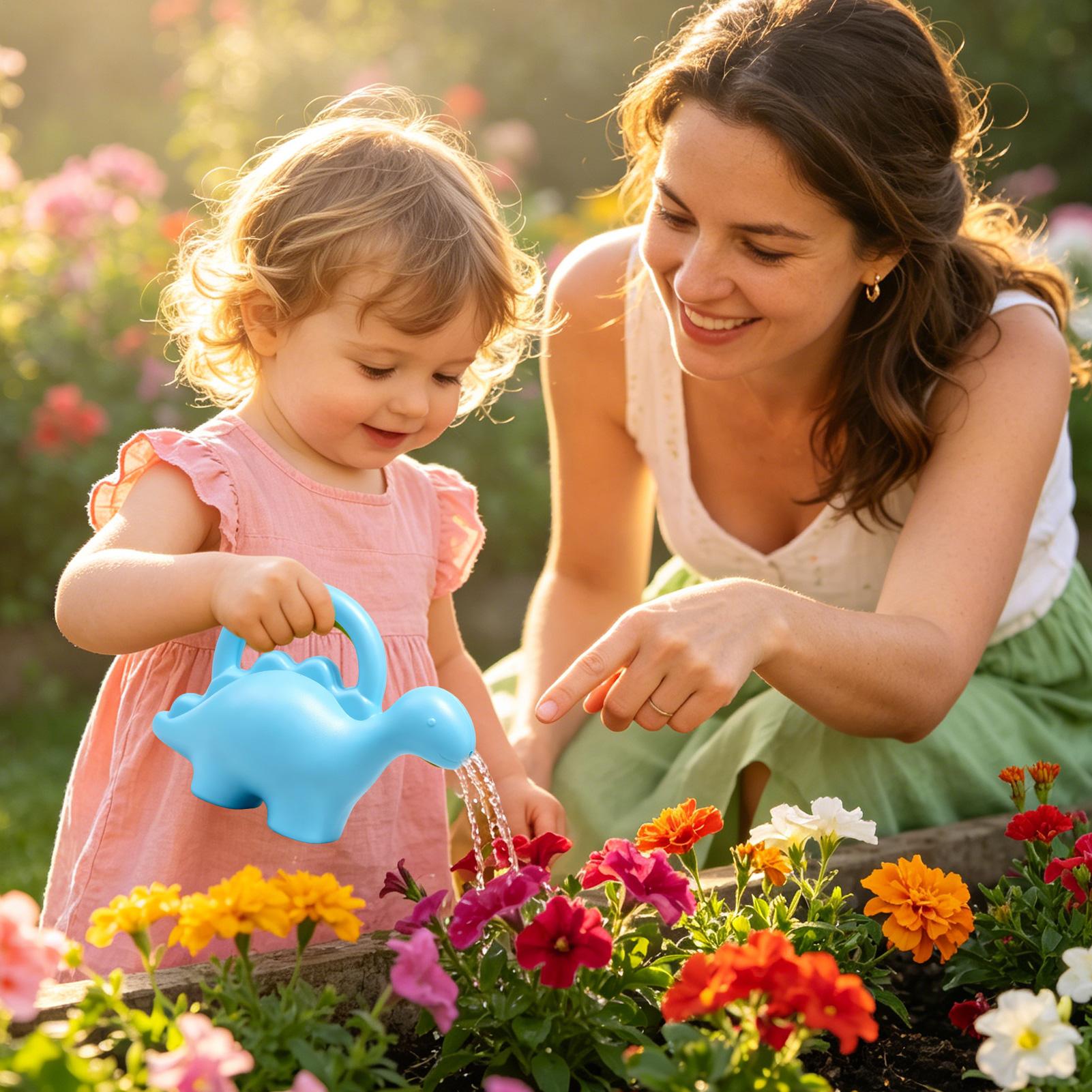 إبريق سقي على شكل ديناصور سعة  - مراجعة Gardening Tools Cute وسعره