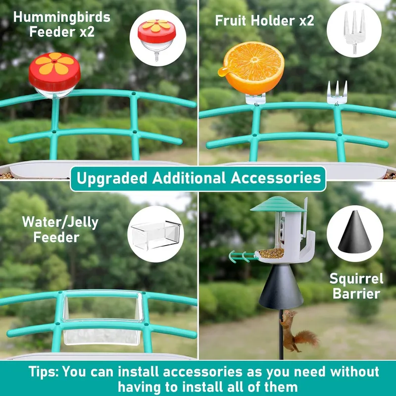 كاميرا ذكية لتغذية الطيور مع ت - مراجعة Gardening Tools Video وسعره