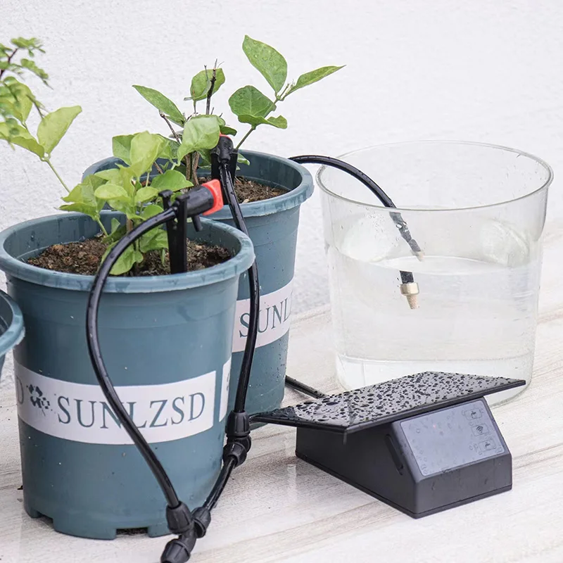 جهاز ري آلي يعمل بالطاقة الشمس - مراجعة Drip Irrigation Kit وسعره