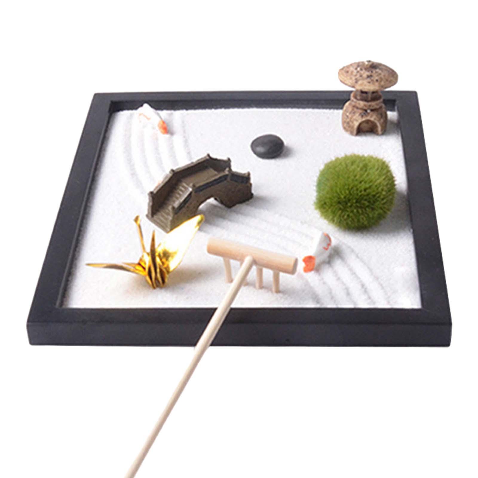 صينية رمل حديقة زن للمكتب ديكو - مراجعة Gardening Tools Japanese وسعره