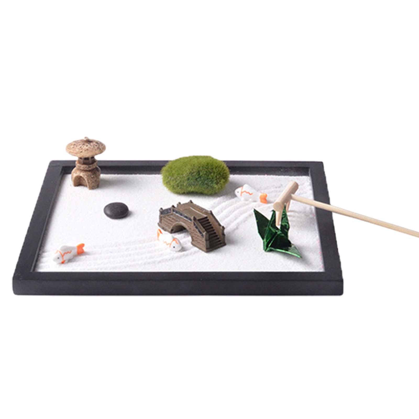 صينية رمل حديقة زن للمكتب ديكو - مراجعة Gardening Tools Japanese وسعره