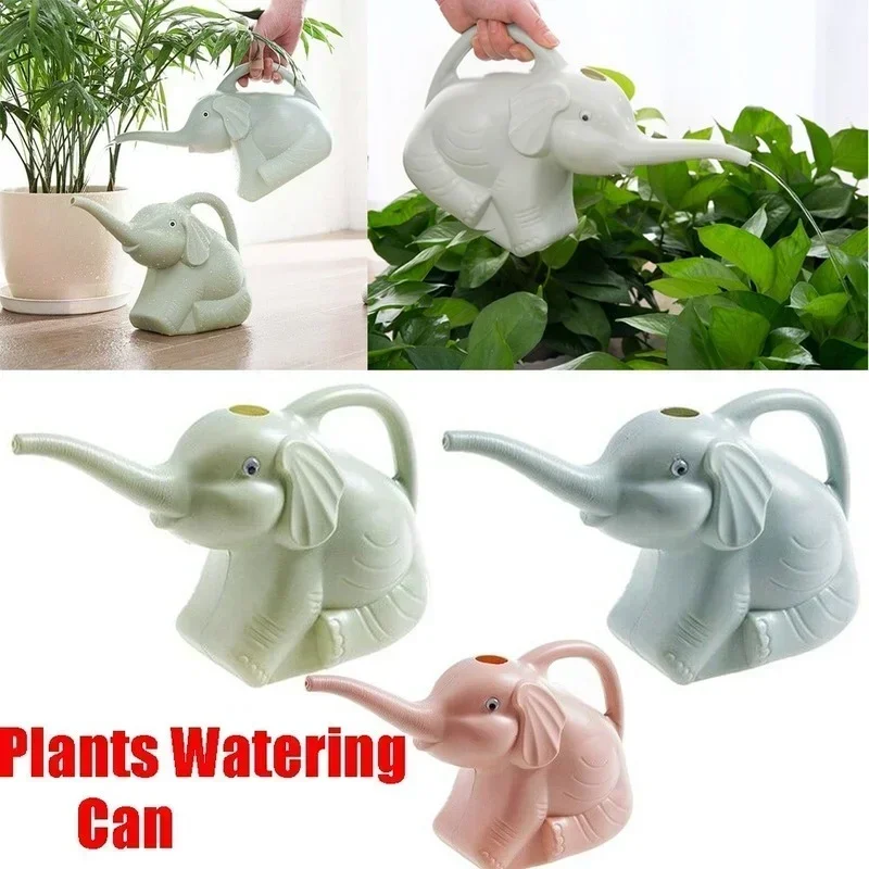 لطيف البلاستيك الفيل شكل وعاء  - مراجعة Gardening Tools Cute وسعره