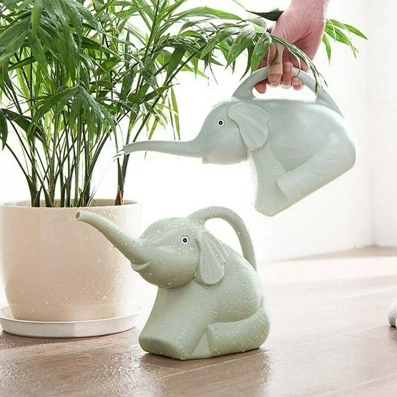 لطيف البلاستيك الفيل شكل وعاء  - مراجعة Gardening Tools Cute وسعره