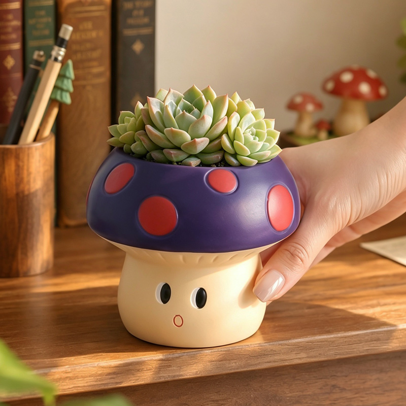 وعاء نباتات عصارية من الراتنج  - مراجعة Gardening Tools Cute وسعره