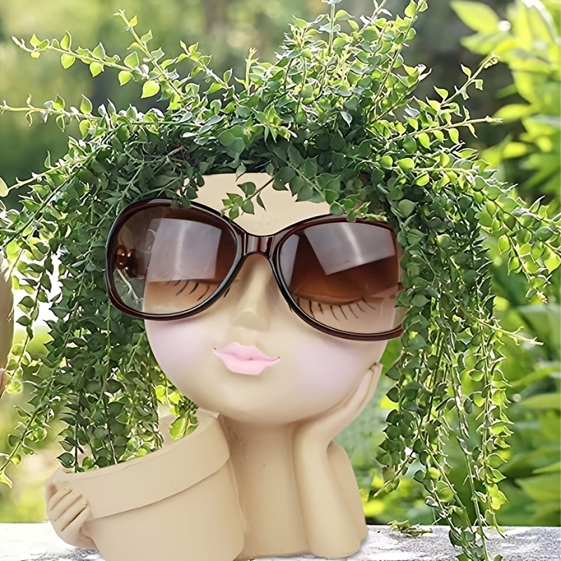 وعاء زراعة الوجه - أواني الزهو - مراجعة Gardening Tools Cute وسعره