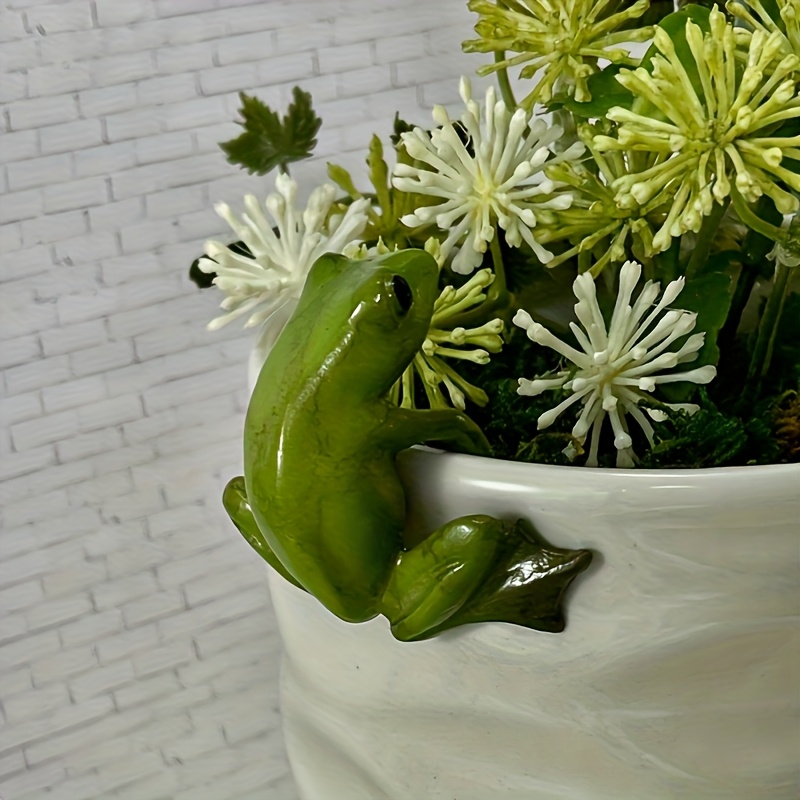 تمثال ضفدع صغير لطيف من الراتن - مراجعة Gardening Tools Cute وسعره