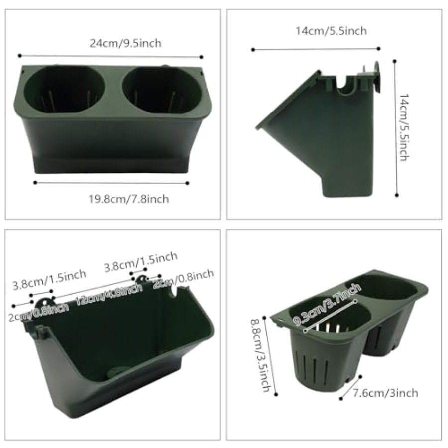 مزهرية جدارية عمودية للشرفة وا - مراجعة Vertical Wall Planter وسعره