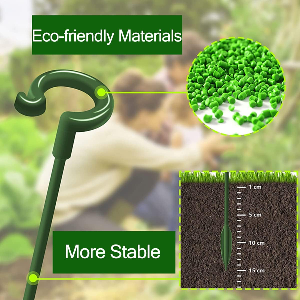 5/10 قطع من دعامات النباتات، ح - مراجعة Orchid Potting Mix وسعره